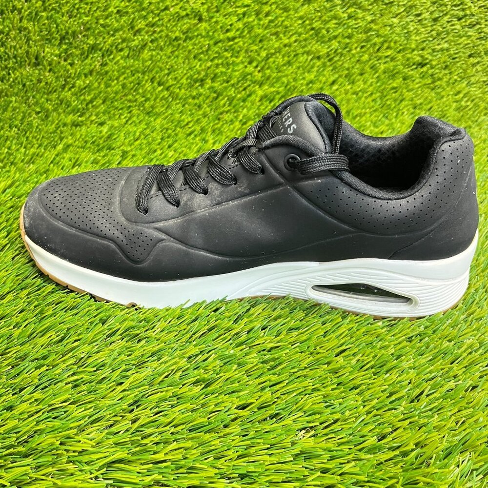 Skechers Uno Stand On Air Mens Size 9 Black Athletic Running Shoes Sneakers - Picture 2 of 10